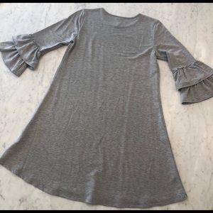 Cable & Gauge Flutter Bell Sleeve Dress